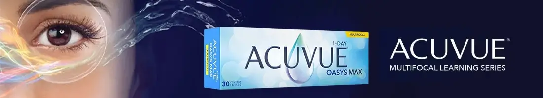 עדשות מגע&nbsp;Acuvue Oasys MAX 1 Day Multifocal