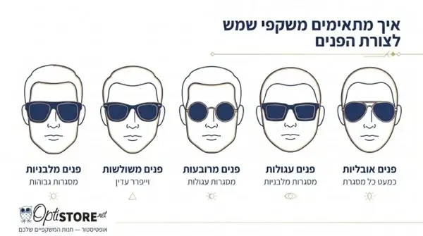 משקפי שמש לגברים
