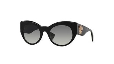 משקפי שמש וורסצ'ה לנשים 4297 שחור חתולי