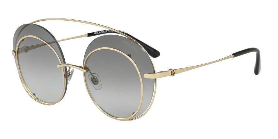 משקפי שמש ג'ורג'יו ארמני לנשים AR6043 זהב עגולות