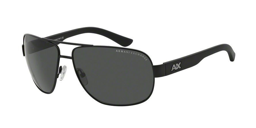 משקפי שמש ארמני אקסצ'יינג לגברים AX2012S שחור טייסים
