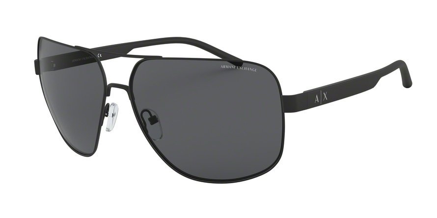 משקפי שמש ארמני אקסצ'יינג לגברים AX2030S שחור מלבניות