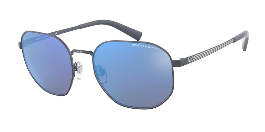 משקפי שמש ארמני אקסצ'יינג לגברים AX2036S כחול מלבניות