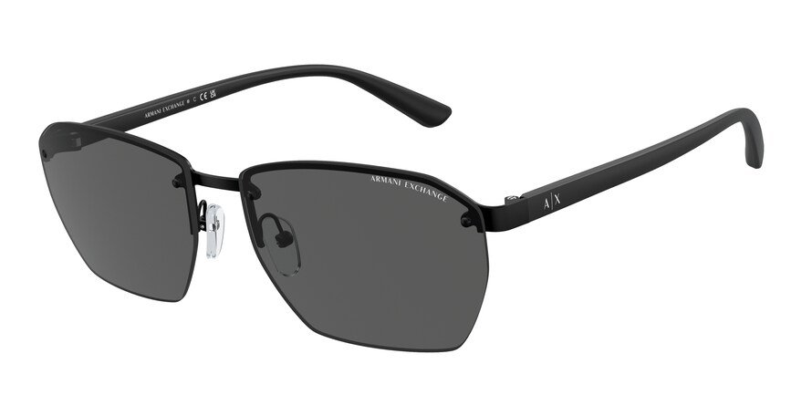 משקפי שמש ארמני אקסצ'יינג לגברים AX2048S שחור מלבניות