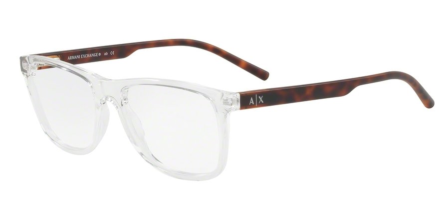 משקפי ראיה ארמני אקסצ'יינג לגברים AX3048 לבן מלבניות