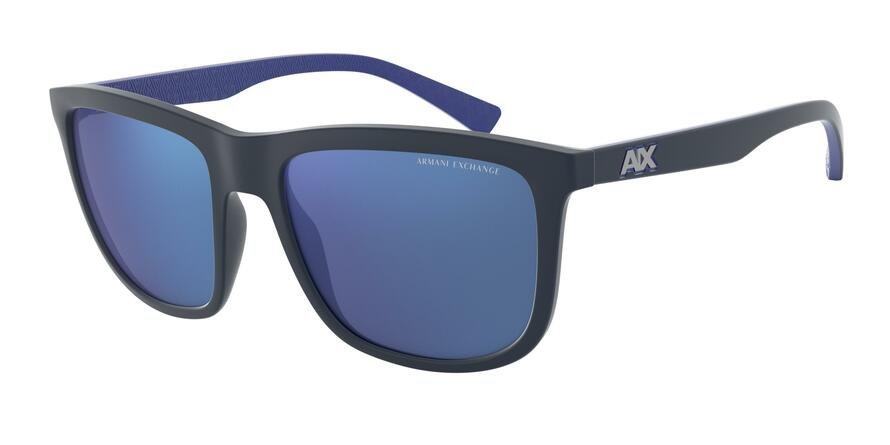 משקפי שמש ארמני אקסצ'יינג לגברים AX4093S כחול מרובעות