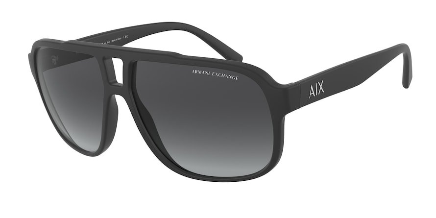 משקפי שמש ארמני אקסצ'יינג לגברים AX4104S שחור מלבניות