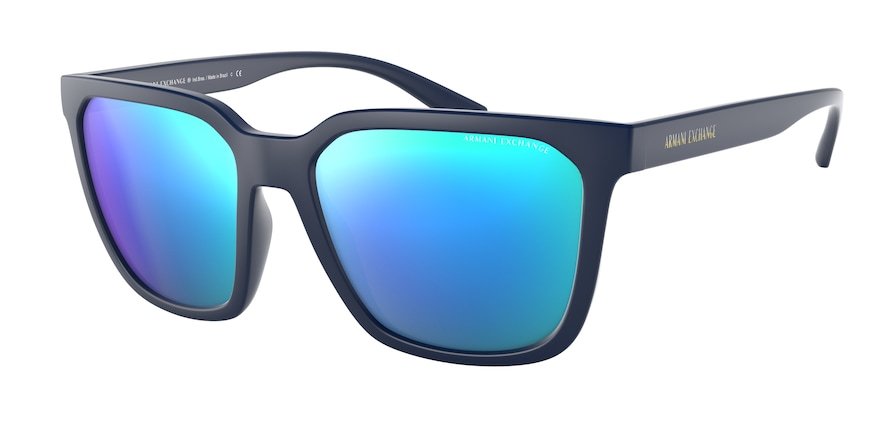 משקפי שמש ארמני אקסצ'יינג לגברים AX4108S כחול מלבניות