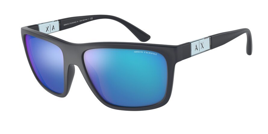 משקפי שמש ארמני אקסצ'יינג לגברים AX4121S כחול מלבניות