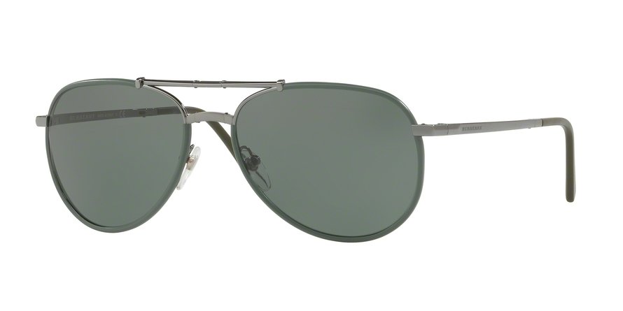 משקפי שמש ברברי לגברים B 3091-J ירוק, מט טייסים