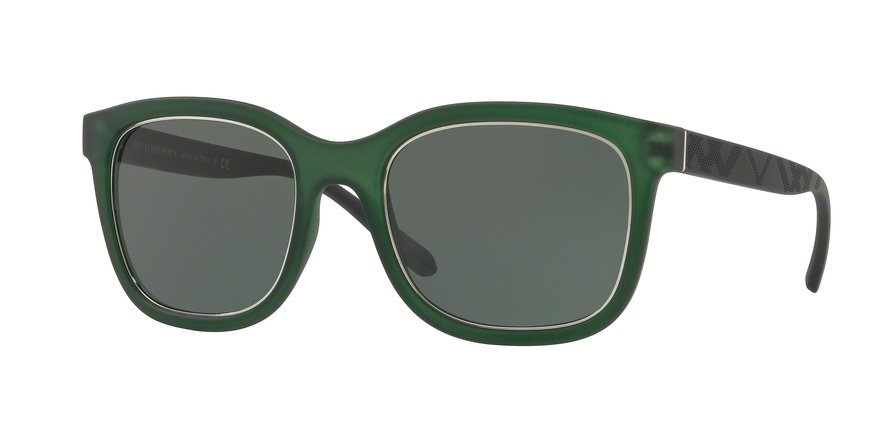 משקפי שמש ברברי לגברים B 4256 ירוק, מט מרובעות