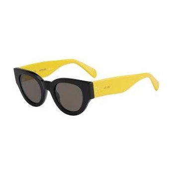 משקפי שמש סלין לנשים CL 41064/S צהוב, שחור חתולי, עגולות