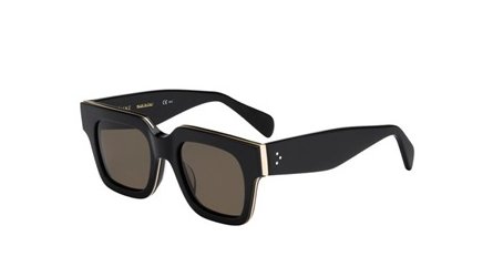 משקפי שמש סלין לנשים CL 41097/S זהב, שחור אובאליות, חתולי
