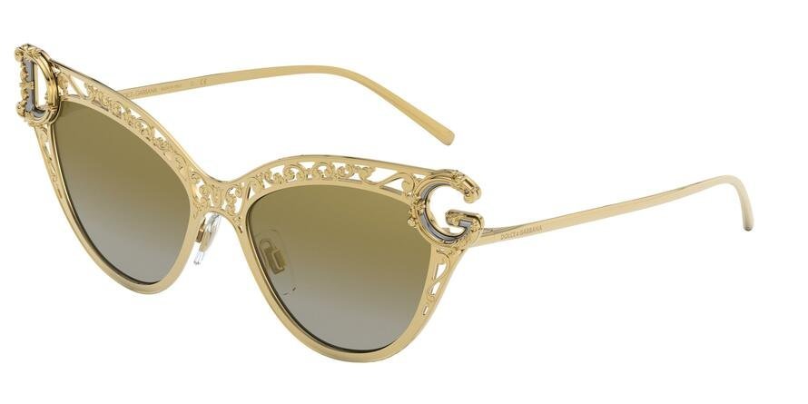 משקפי שמש דולצ'ה גבנה לנשים DG 2239 זהב חתולי