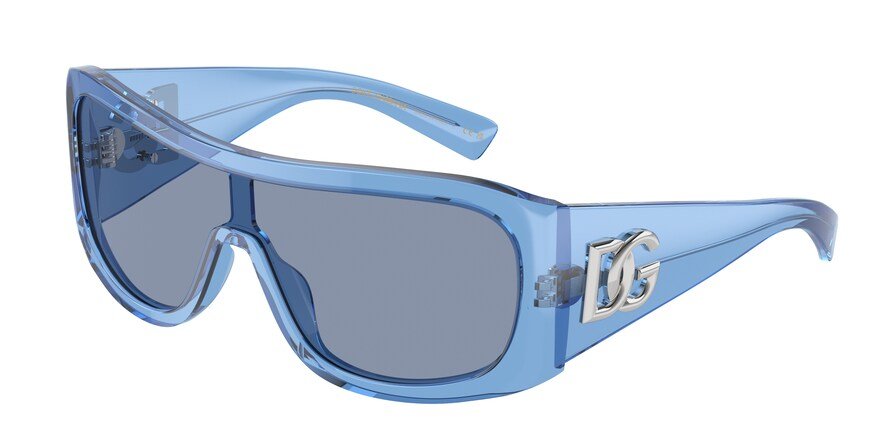 משקפי שמש דולצ'ה גבנה לגברים DG 4454 כחול מלבניות