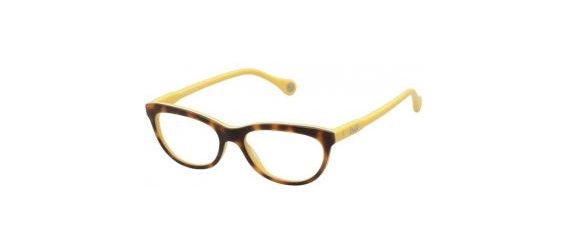 משקפי ראיה דולצ'ה גבנה לנשים DG 1245 מנומר, צהוב אובאליות, חתולי