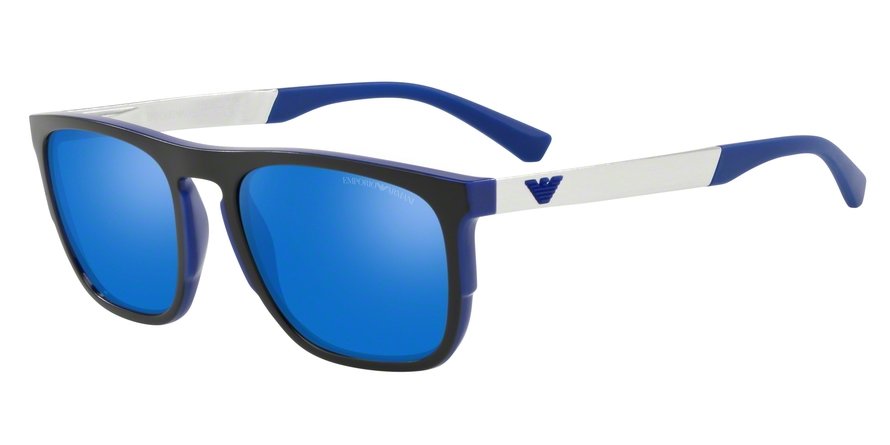משקפי שמש אימפוריו ארמני לגברים EA 4114 כחול, מט מרובעות