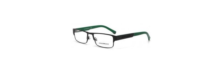משקפי ראיה אימפוריו ארמני לגברים EA 1005 שחור, ירוק מלבניות
