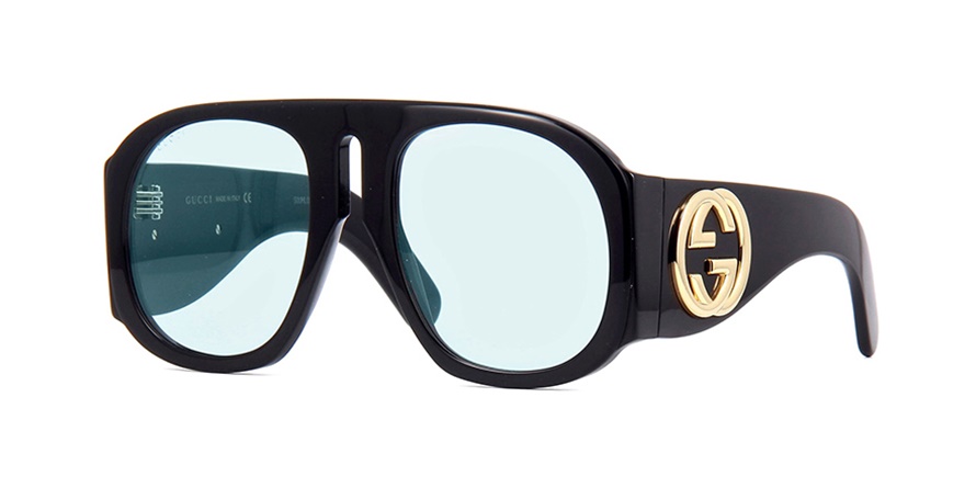 משקפי שמש גוצ'י לנשים GG0152S שחור עגולות