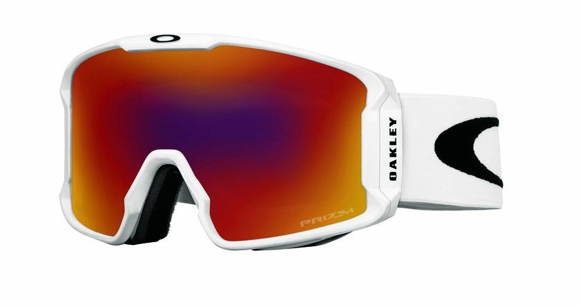 משקפי סקי אוקלי לגברים LINE MINER L OO7070 לבן מסכה