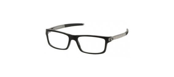 משקפי ראיה אוקלי לגברים CURRENCY OX8026 שחור, מבריק מרובעות