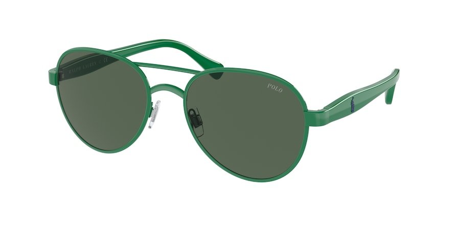 משקפי שמש פולו ראלף לורן לגברים PH 3141 ירוק טייסים
