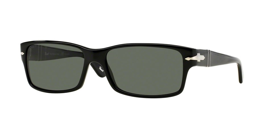 משקפי שמש פרסול לגברים 2803-S שחור מלבניות