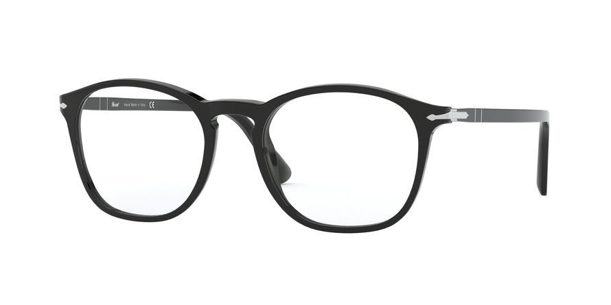 משקפי ראיה פרסול לגברים 3007-V-M שחור מרובעות