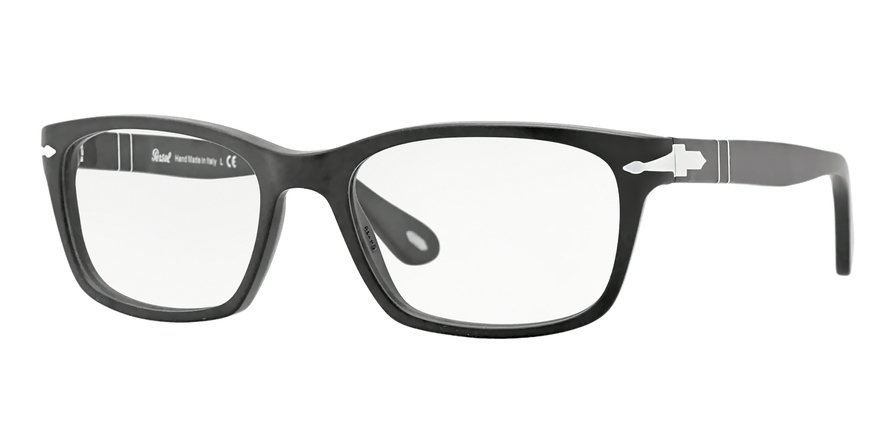 משקפי ראיה פרסול לגברים 3012-V שחור מרובעות