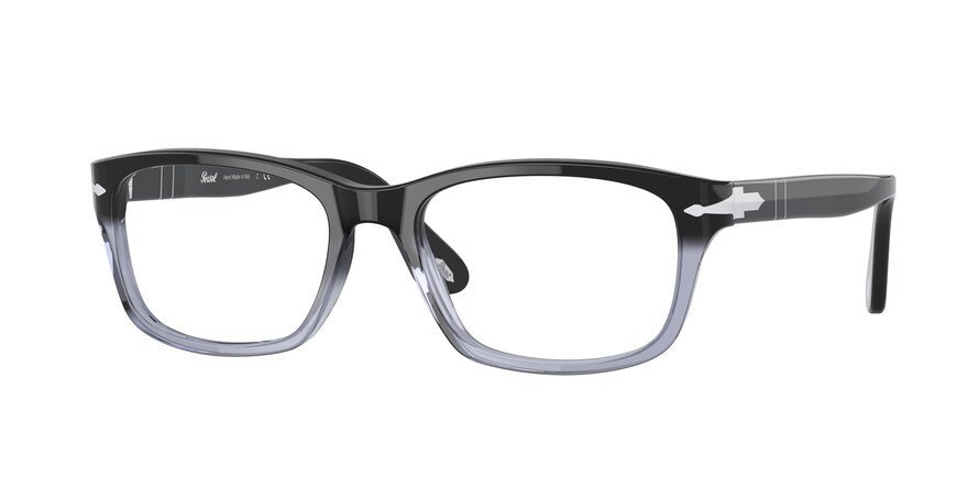 משקפי ראיה פרסול לגברים 3012-V שחור מרובעות