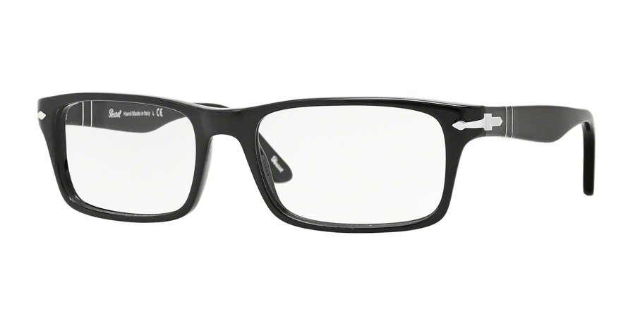 משקפי ראיה פרסול לגברים 3050-V שחור מלבניות