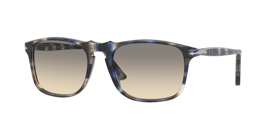 משקפי שמש פרסול לגברים 3059-S כחול מרובעות
