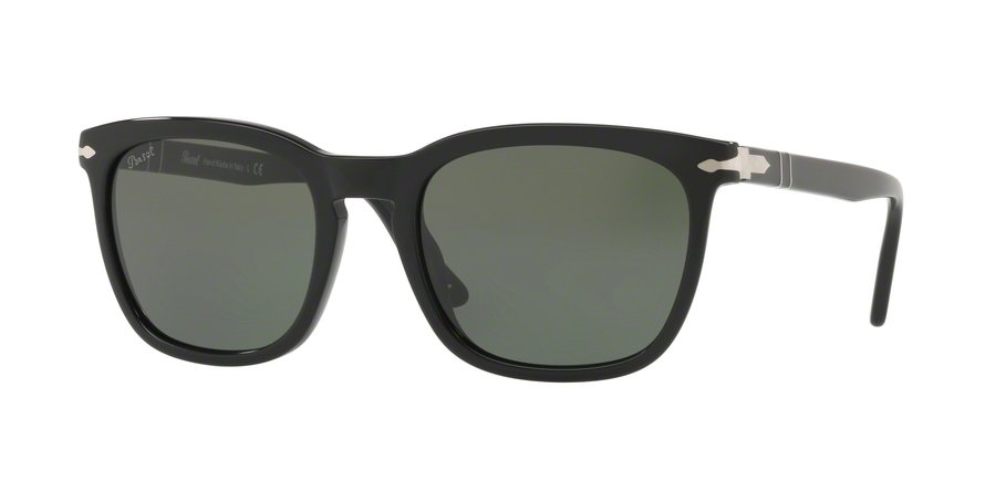 משקפי שמש פרסול לגברים 3193-S שחור מלבניות