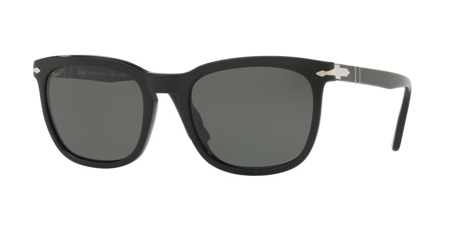 משקפי שמש פרסול לגברים 3193-S שחור מרובעות