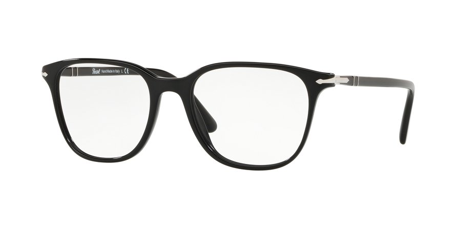 משקפי ראיה פרסול לנשים 3203-V שחור מלבניות