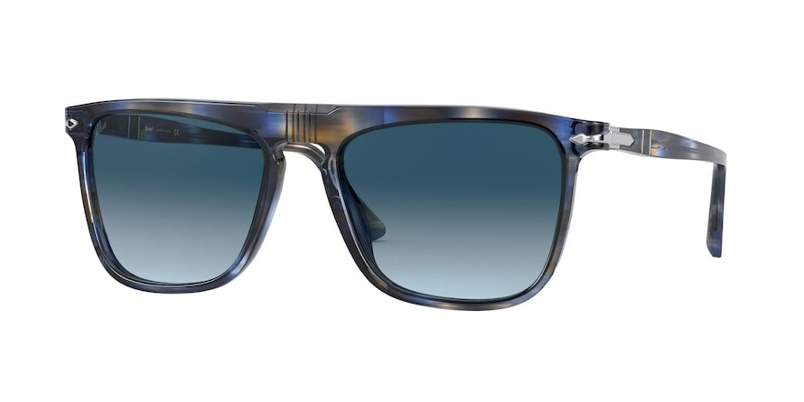 משקפי שמש פרסול 3225-S כחול מלבניות