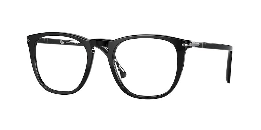 משקפי ראיה פרסול 3266-V שחור מלבניות