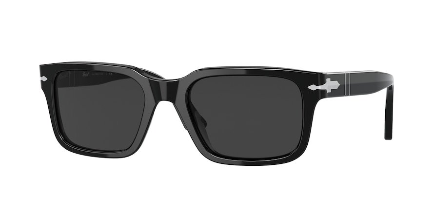 משקפי שמש פרסול 3272-S שחור מלבניות