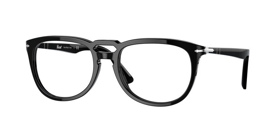 משקפי ראיה פרסול 3278-V שחור מלבניות