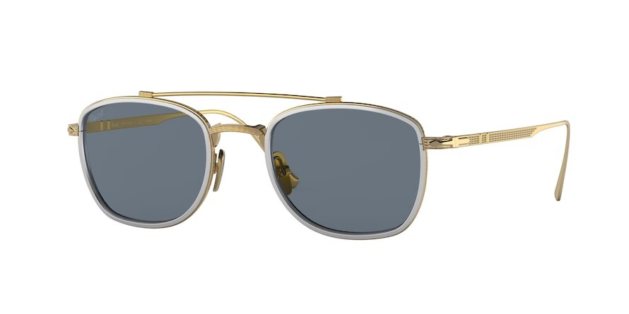 משקפי שמש פרסול לגברים 5005-S-T זהב מלבניות