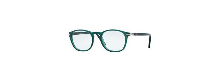 משקפי ראיה פרסול לגברים 3007-V ירוק עגולות