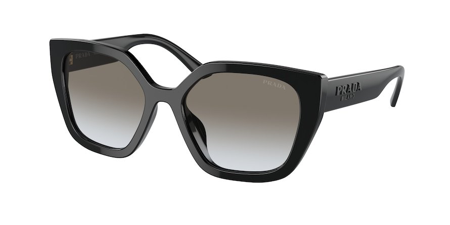 משקפי שמש פראדה לנשים SPR 24X שחור מלבניות
