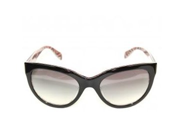 משקפי שמש פראדה לנשים SPR 05P שחור, אדום חתולי, אובאליות