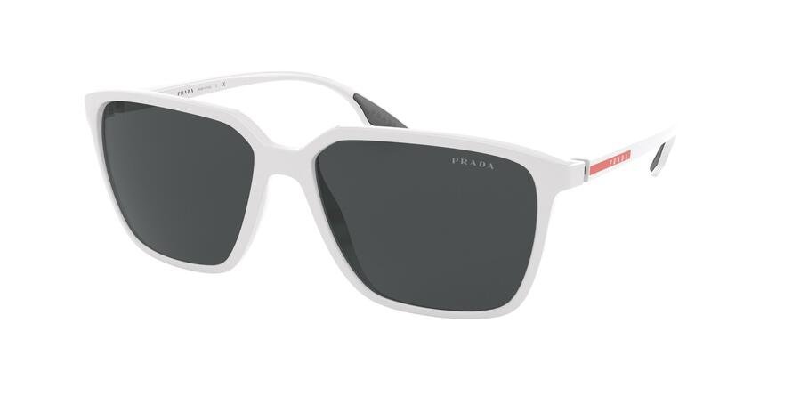 משקפי שמש פראדה ספורט לגברים PS 06VS לבן מרובעות