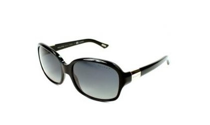 משקפי שמש ראלף לנשים RA5059 שחור, כסף מרובעות, oversized - אוברסייז