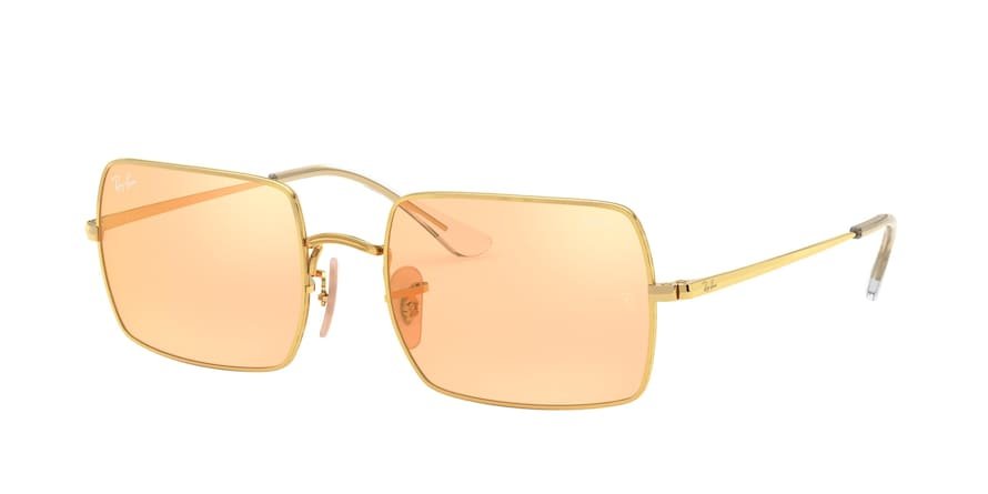 משקפי שמש רייבן מלבניות RB 1969 זהב מלבניות