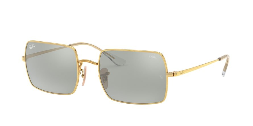 משקפי שמש רייבן מלבניות RB 1969 זהב מלבניות