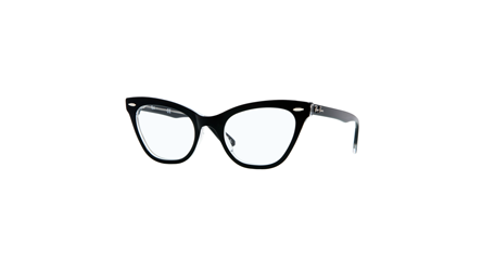 משקפי ראיה רייבן לנשים RB 5226 שחור, שקוף חתולי