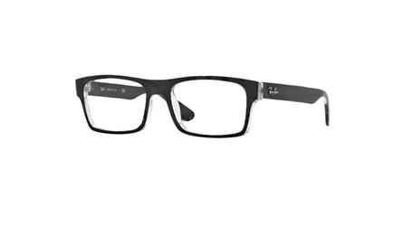 משקפי ראיה רייבן RX 7030 שחור, שקוף אובאליות