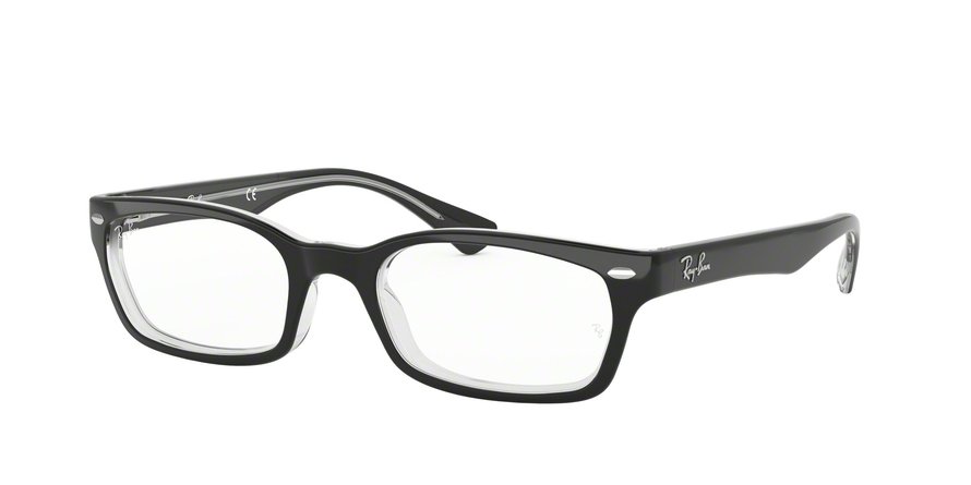 משקפי ראיה רייבן לנשים RB 5150 שקוף, שחור מלבניות